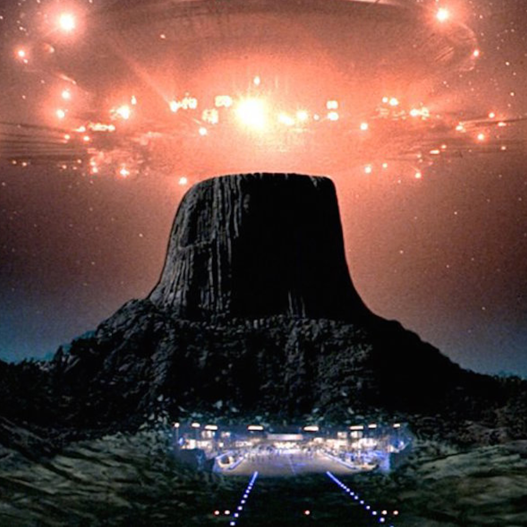 Diffusion du film Close Encounters, Rencontre du Troisième Type, de Steven Spielberg