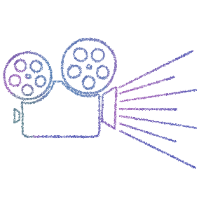 Dessin d'un projecteur de film